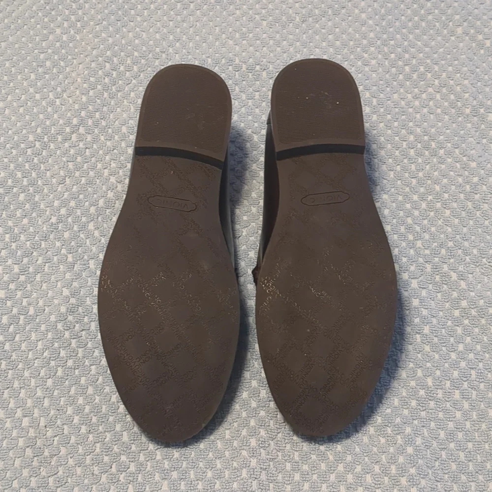 Vionic Brown Croc-Embossed Loafers - Picture 4 of 4